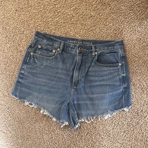 american eagle mom jean shorts size 12